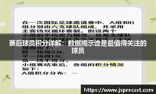 赛后球员积分详解：数据揭示谁是最值得关注的球员